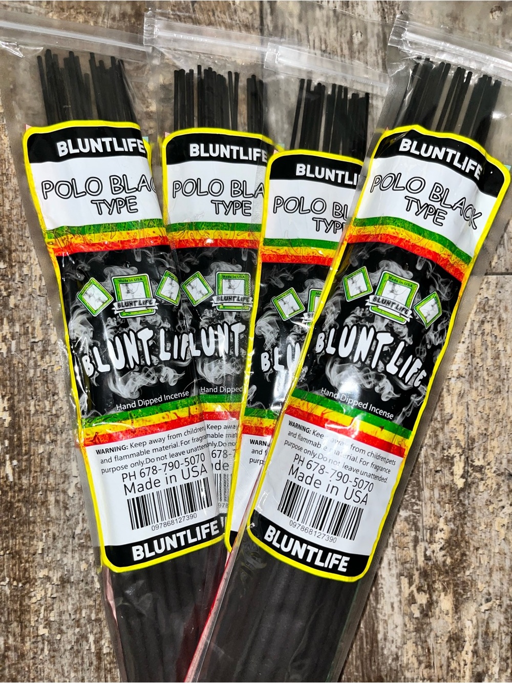 Polo Black —— Designer Scents BluntLife JUMBO 19" Incense